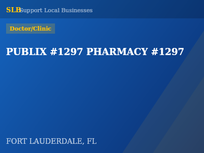 PUBLIX #1297 PHARMACY #1297 — Doctor/Clinic in FORT LAUDERDALE, FL