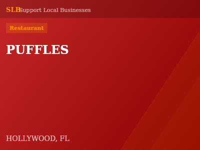 PUFFLES — Restaurant in HOLLYWOOD, FL