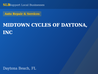 MIDTOWN CYCLES OF DAYTONA, INC — Auto Repair & Services in Daytona Beach, FL