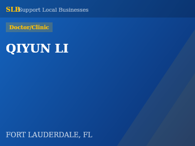 QIYUN LI — Doctor/Clinic in FORT LAUDERDALE, FL