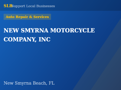 NEW SMYRNA MOTORCYCLE COMPANY, INC — Auto Repair & Services in New Smyrna Beach, FL