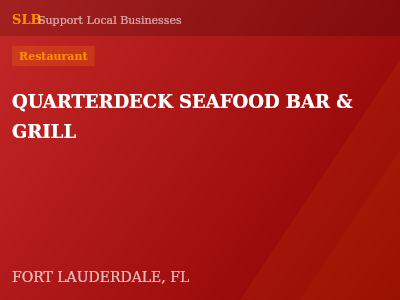 QUARTERDECK SEAFOOD BAR & GRILL — Restaurant in FORT LAUDERDALE, FL