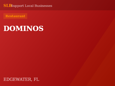 DOMINOS — Restaurant in EDGEWATER, FL