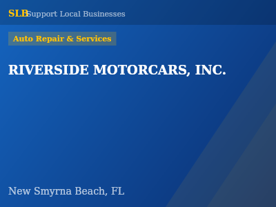 RIVERSIDE MOTORCARS, INC. — Auto Repair & Services in New Smyrna Beach, FL