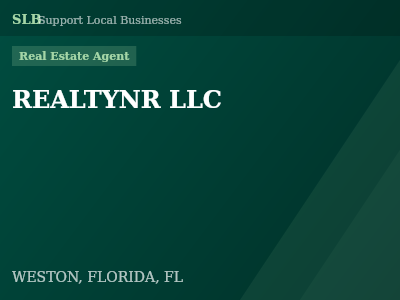 REALTYNR LLC — Real Estate Agent in WESTON, FLORIDA, FL