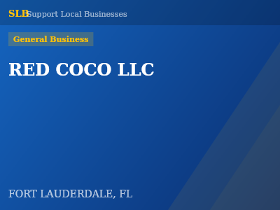 RED COCO LLC — General Business in FORT LAUDERDALE, FL