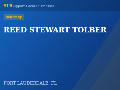 REED STEWART TOLBER — Attorney in FORT LAUDERDALE, FL