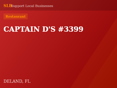 CAPTAIN D'S #3399 — Restaurant in DELAND, FL