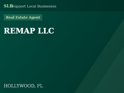 REMAP LLC — Real Estate Agent in HOLLYWOOD, FL