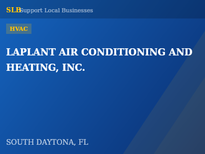 LAPLANT AIR CONDITIONING AND HEATING, INC. — HVAC in SOUTH DAYTONA, FL