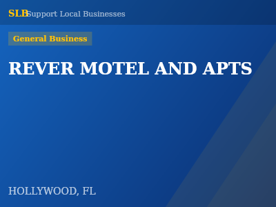 REVER MOTEL AND APTS — General Business in HOLLYWOOD, FL