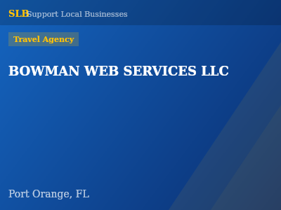 BOWMAN WEB SERVICES LLC — Travel Agency in Port Orange, FL