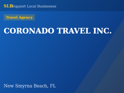 CORONADO TRAVEL INC. — Travel Agency in New Smyrna Beach, FL
