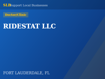 RIDESTAT LLC — Doctor/Clinic in FORT LAUDERDALE, FL
