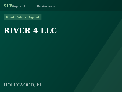 RIVER 4 LLC — Real Estate Agent in HOLLYWOOD, FL