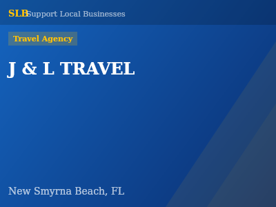 J & L TRAVEL — Travel Agency in New Smyrna Beach, FL