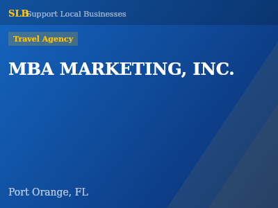 MBA MARKETING, INC. — Travel Agency in Port Orange, FL