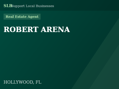 ROBERT ARENA — Real Estate Agent in HOLLYWOOD, FL