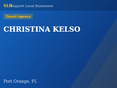 CHRISTINA KELSO — Travel Agency in Port Orange, FL