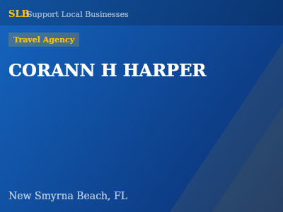 CORANN H HARPER — Travel Agency in New Smyrna Beach, FL