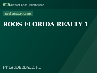 ROOS FLORIDA REALTY 1 — Real Estate Agent in FT LAUDERDALE, FL