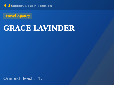 GRACE LAVINDER — Travel Agency in Ormond Beach, FL