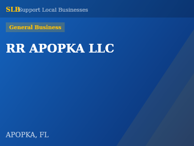 RR APOPKA LLC — General Business in APOPKA, FL