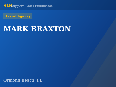 MARK BRAXTON — Travel Agency in Ormond Beach, FL
