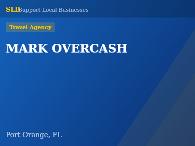 MARK OVERCASH — Travel Agency in Port Orange, FL
