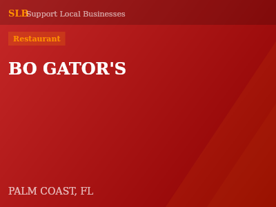 BO GATOR'S — Restaurant in PALM COAST, FL