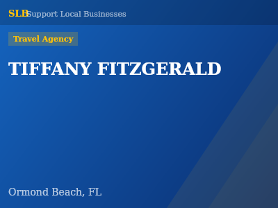 TIFFANY FITZGERALD — Travel Agency in Ormond Beach, FL