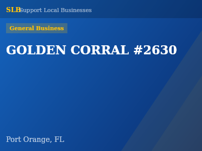 GOLDEN CORRAL #2630 — General Business in Port Orange, FL