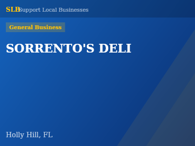 SORRENTO'S DELI — General Business in Holly Hill, FL