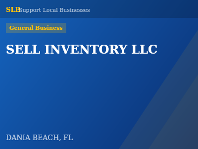 SELL INVENTORY LLC — General Business in DANIA BEACH, FL