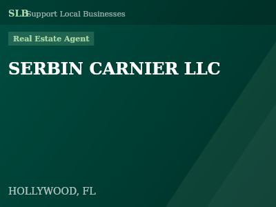 SERBIN CARNIER LLC — Real Estate Agent in HOLLYWOOD, FL