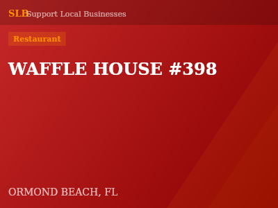 WAFFLE HOUSE #398 — Restaurant in ORMOND BEACH, FL