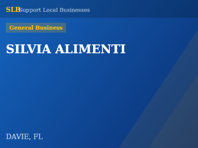 SILVIA ALIMENTI — General Business in DAVIE, FL