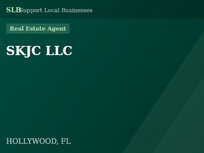 SKJC LLC — Real Estate Agent in HOLLYWOOD, FL
