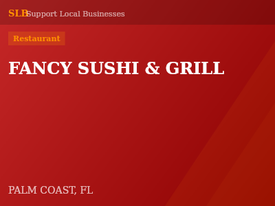 FANCY SUSHI & GRILL — Restaurant in PALM COAST, FL