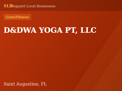 D&DWA YOGA PT, LLC — Gym/Fitness in Saint Augustine, FL