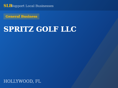 SPRITZ GOLF LLC — General Business in HOLLYWOOD, FL