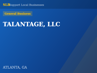 TALANTAGE, LLC — General Business in ATLANTA, GA