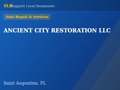ANCIENT CITY RESTORATION LLC — Auto Repair & Services in Saint Augustine, FL