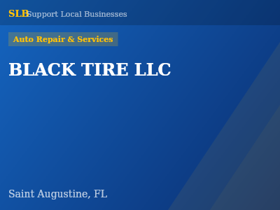 BLACK TIRE LLC — Auto Repair & Services in Saint Augustine, FL