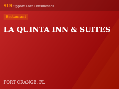 LA QUINTA INN & SUITES — Restaurant in PORT ORANGE, FL