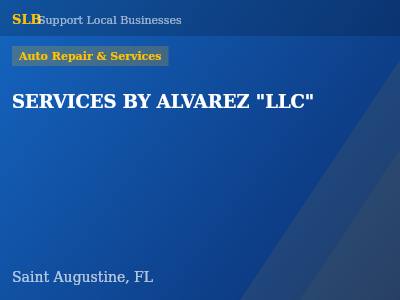 SERVICES BY ALVAREZ "LLC" — Auto Repair & Services in Saint Augustine, FL