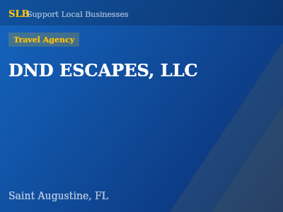 DND ESCAPES, LLC — Travel Agency in Saint Augustine, FL