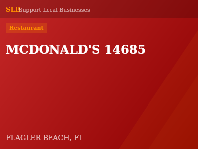 MCDONALD'S 14685 — Restaurant in FLAGLER BEACH, FL