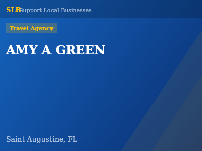 AMY A GREEN — Travel Agency in Saint Augustine, FL