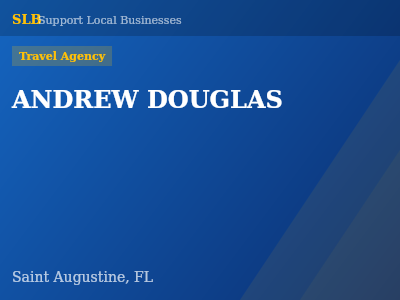 ANDREW DOUGLAS — Travel Agency in Saint Augustine, FL